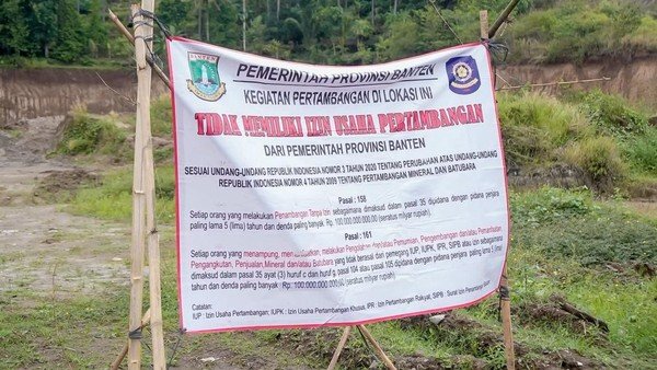 Tambang Pasir Cilegon Ancam Rumah Warga, Pemprov Banten Lakukan Penyegelan